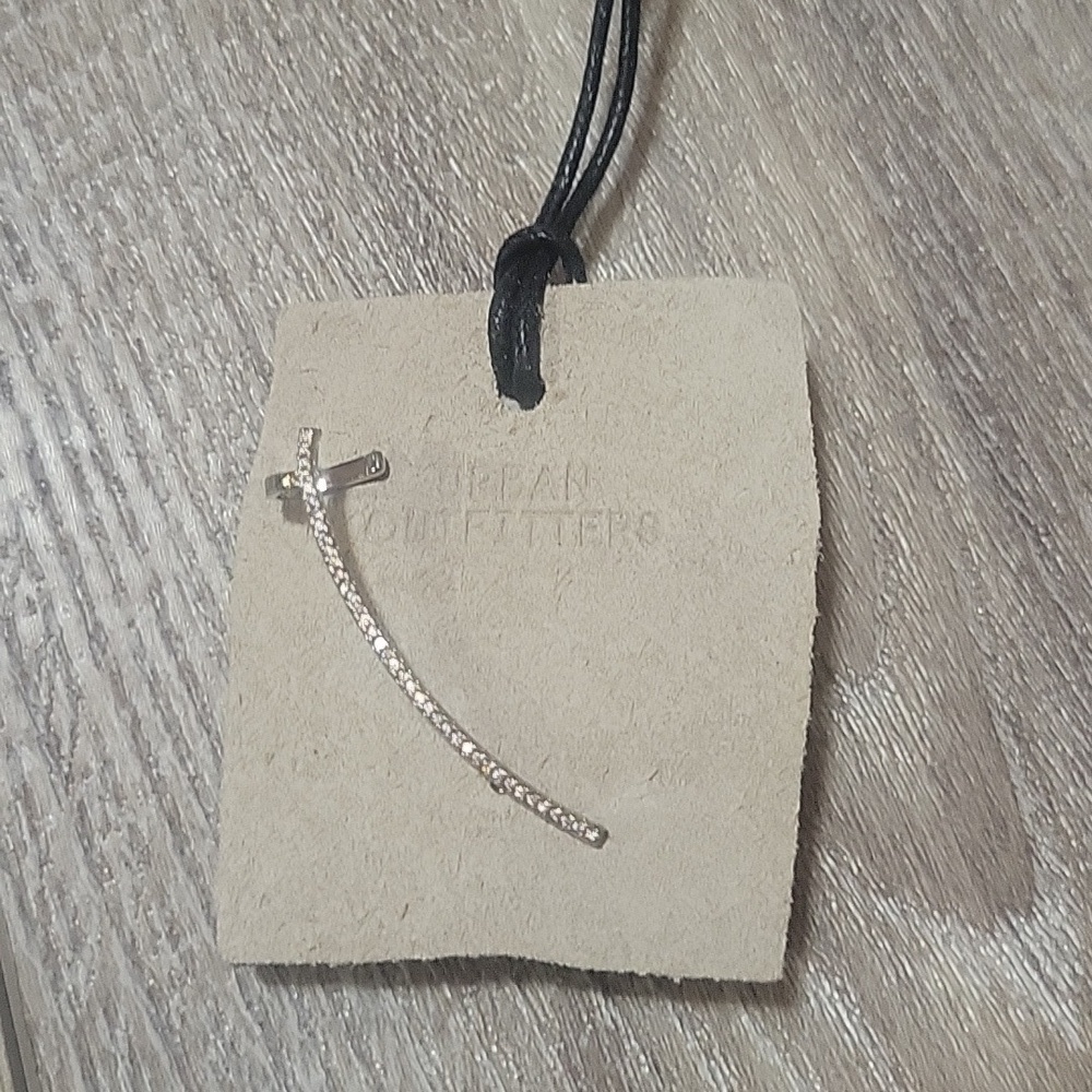 Urban Outfitters Silver Toned Single Earring Climber with Cuff NWT